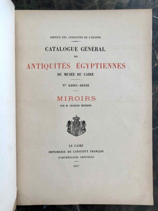 Miroirs (Catalogue Général du Musée du Caire, Nos 44001-44102)[newline]C0079c-05.jpeg