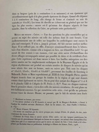 Miroirs (Catalogue Général du Musée du Caire, Nos 44001-44102)