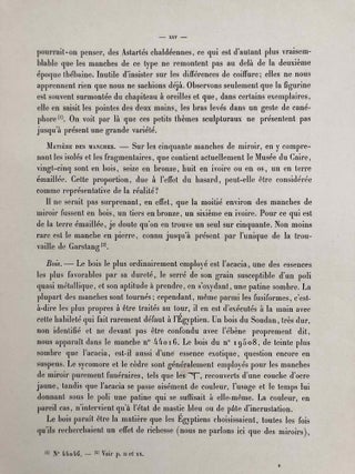 Miroirs (Catalogue Général du Musée du Caire, Nos 44001-44102)