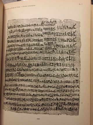 Papyrus hiératiques. Catalogue Général du Musée du Caire.[newline]C0089c-05.jpg
