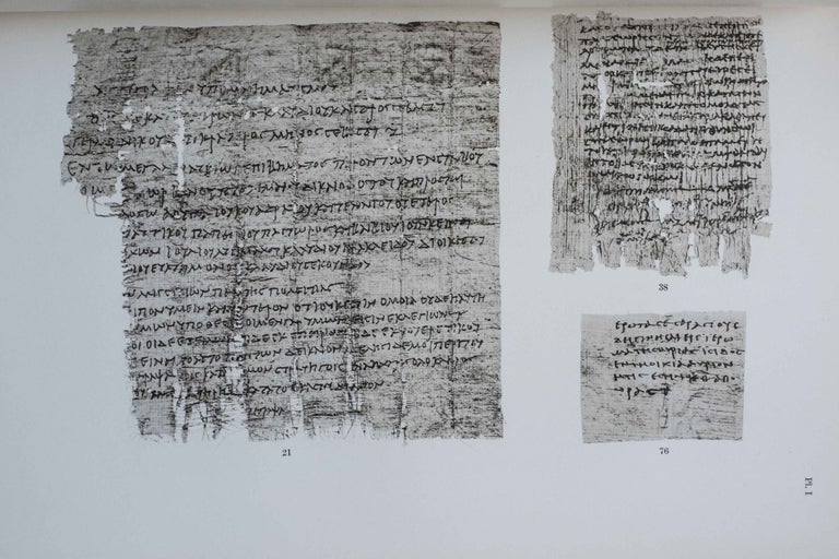 Item #C0095a Les papyrus Fouad I. Nos 1-89 & Zenon Papyri V (Catalogue Général du Musée du Caire). BATAILLE André - GUERAUD Octave - JOUGUET Pierre - LEWIS N. - MARROU H. - SCHERER J. - WADDEL W. G.[newline]C0095a-00.jpg