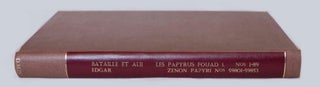 Les papyrus Fouad I. Nos 1-89 & Zenon Papyri V (Catalogue Général du Musée du Caire)[newline]C0095a-01.jpg