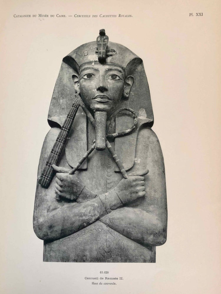 Item #C0096d Cercueils des cachettes royales (Catalogue Général du Musée du Caire, Nos 61001-61044). DARESSY Georges.[newline]C0096d.jpeg
