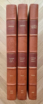 Item #C0099a Papyrus grecs d'époque byzantine. Tome I, fasc. 1 & 2 (Catalogue Général du...[newline]C0099a-00.jpeg