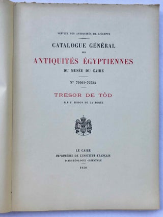 Trésor de Tod (Catalogue Général du Musée du Caire, Nos 70501-70754)[newline]C0104d-01.jpg