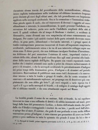La necropoli di Sciatbi. Vol. I: Testo (Catalogue Général du Musée d'Alexandrie, Nos 1-624)