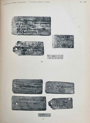 Iscrizioni greche e latine (Catalogue Général du Musée d'Alexandrie, Nos 1-568)[newline]C0112a-30.jpeg