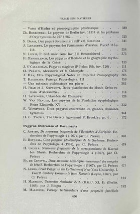 Chronique d'Egypte. Tome XLIII. N°85 et 86. Janvier et juillet 1968
