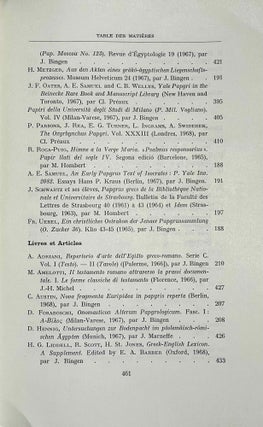 Chronique d'Egypte. Tome XLIII. N°85 et 86. Janvier et juillet 1968