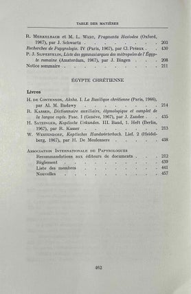 Chronique d'Egypte. Tome XLIII. N°85 et 86. Janvier et juillet 1968