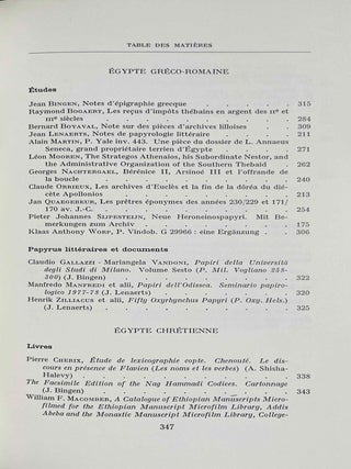 Chronique d'Egypte. Tome LV. N&deg;109 et 110. Janvier et juillet 1980[newline]CDE55T109110-03.jpeg