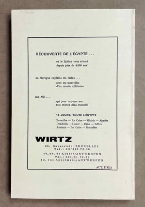 Chronique d'Egypte. Tome LV. N°109 et 110. Janvier et juillet 1980