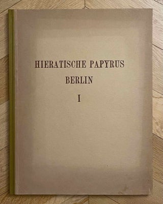 Hieratische Papyrus aus den Königlichen Museen zu Berlin. Band I: Rituale für den Kultus des Amon und für den Kultus der Mut. Band II: Hymnen an verschiedene Götter. Zusatzkapitel zum Totenbuch. Band III: Schriftstücke der VI. dynastie aus Elephantine. Zaubersprüche für Mutter und Kind. Ostraka. Band IV: Literarische Texte des Mittleren Reiches. I: Die Klagen des Bauern. Band V: Literarische Texte des Mittleren Reiches. II: Die Erzählung des Sinuhe und die Hirtengeschichte (complete set)