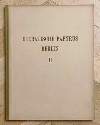 Hieratische Papyrus aus den Königlichen Museen zu Berlin. Band I: Rituale für den Kultus des Amon und für den Kultus der Mut. Band II: Hymnen an verschiedene Götter. Zusatzkapitel zum Totenbuch. Band III: Schriftstücke der VI. dynastie aus Elephantine. Zaubersprüche für Mutter und Kind. Ostraka. Band IV: Literarische Texte des Mittleren Reiches. I: Die Klagen des Bauern. Band V: Literarische Texte des Mittleren Reiches. II: Die Erzählung des Sinuhe und die Hirtengeschichte (complete set)
