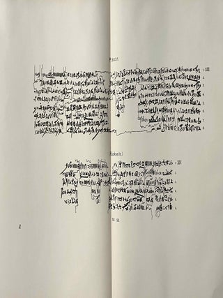 Hieratische Papyrus aus den K&ouml;niglichen Museen zu Berlin. Band I: Rituale f&uuml;r den Kultus des Amon und f&uuml;r den Kultus der Mut. Band II: Hymnen an verschiedene G&ouml;tter. Zusatzkapitel zum Totenbuch. Band III: Schriftst&uuml;cke der VI. dynastie aus Elephantine. Zauberspr&uuml;che f&uuml;r Mutter und Kind. Ostraka. Band IV: Literarische Texte des Mittleren Reiches. I: Die Klagen des Bauern. Band V: Literarische Texte des Mittleren Reiches. II: Die Erz&auml;hlung des Sinuhe und die Hirtengeschichte (complete set)[newline]M0003b-13.jpeg