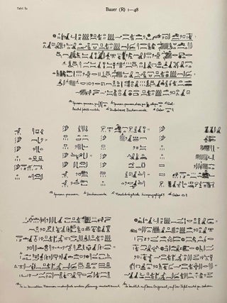 Hieratische Papyrus aus den K&ouml;niglichen Museen zu Berlin. Band I: Rituale f&uuml;r den Kultus des Amon und f&uuml;r den Kultus der Mut. Band II: Hymnen an verschiedene G&ouml;tter. Zusatzkapitel zum Totenbuch. Band III: Schriftst&uuml;cke der VI. dynastie aus Elephantine. Zauberspr&uuml;che f&uuml;r Mutter und Kind. Ostraka. Band IV: Literarische Texte des Mittleren Reiches. I: Die Klagen des Bauern. Band V: Literarische Texte des Mittleren Reiches. II: Die Erz&auml;hlung des Sinuhe und die Hirtengeschichte (complete set)[newline]M0003b-26.jpeg