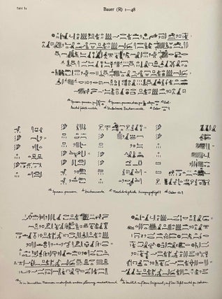 Hieratische Papyrus aus den Königlichen Museen zu Berlin. Band I: Rituale für den Kultus des Amon und für den Kultus der Mut. Band II: Hymnen an verschiedene Götter. Zusatzkapitel zum Totenbuch. Band III: Schriftstücke der VI. dynastie aus Elephantine. Zaubersprüche für Mutter und Kind. Ostraka. Band IV: Literarische Texte des Mittleren Reiches. I: Die Klagen des Bauern. Band V: Literarische Texte des Mittleren Reiches. II: Die Erzählung des Sinuhe und die Hirtengeschichte (complete set)