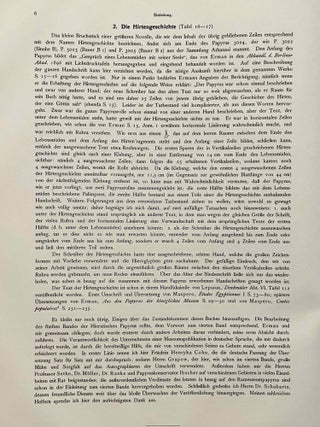Hieratische Papyrus aus den K&ouml;niglichen Museen zu Berlin. Band I: Rituale f&uuml;r den Kultus des Amon und f&uuml;r den Kultus der Mut. Band II: Hymnen an verschiedene G&ouml;tter. Zusatzkapitel zum Totenbuch. Band III: Schriftst&uuml;cke der VI. dynastie aus Elephantine. Zauberspr&uuml;che f&uuml;r Mutter und Kind. Ostraka. Band IV: Literarische Texte des Mittleren Reiches. I: Die Klagen des Bauern. Band V: Literarische Texte des Mittleren Reiches. II: Die Erz&auml;hlung des Sinuhe und die Hirtengeschichte (complete set)[newline]M0003b-33.jpeg
