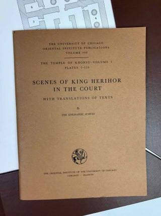 Temple of Khonsu. Vol. I: Scenes of King Herihor in the court. Vol. II: Scenes and inscriptions in the court and the first hypostyle hall (complete set)[newline]M0018b-05.jpeg