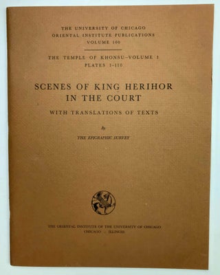 Temple of Khonsu. Vol. I: Scenes of King Herihor in the court. Vol. II: Scenes and inscriptions in the court and the first hypostyle hall (complete set)[newline]M0018e-06.jpeg