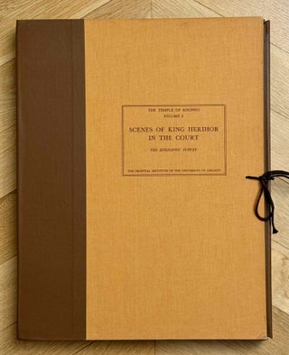 Item #M0018g Temple of Khonsu. Vol. I: Scenes of King Herihor in the court. Vol. II: Scenes and...