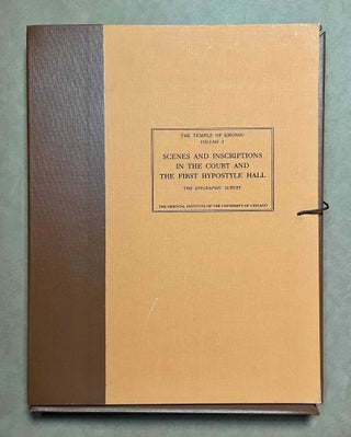 Item #M0019 Temple of Khonsu. Vol. II: Scenes and inscriptions in the court and the first...