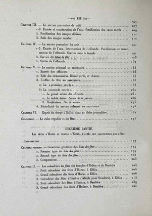 Le culte d'Horus à Edfou au temps des Ptolémées. Tomes I & II (complete set)