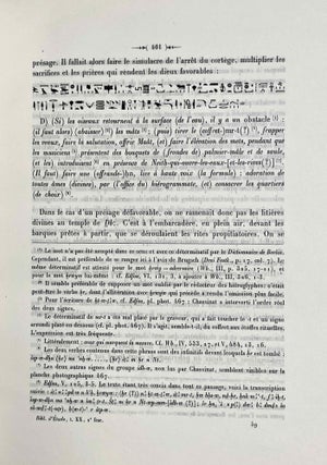 Le culte d'Horus à Edfou au temps des Ptolémées. Tomes I & II (complete set)