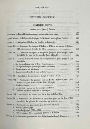 Le culte d'Horus à Edfou au temps des Ptolémées. Tomes I & II (complete set)