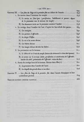 Le culte d'Horus à Edfou au temps des Ptolémées. Tomes I & II (complete set)