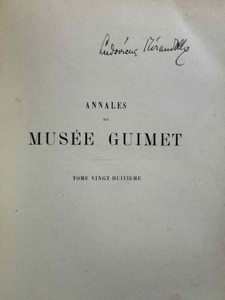 Histoire de la s&eacute;pulture et des fun&eacute;railles dans l'Egypte ancienne. Tomes I & II (complete set).[newline]M0071b-02.jpeg