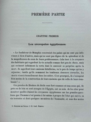 Histoire de la s&eacute;pulture et des fun&eacute;railles dans l'Egypte ancienne. Tomes I & II (complete set).[newline]M0071b-07.jpeg