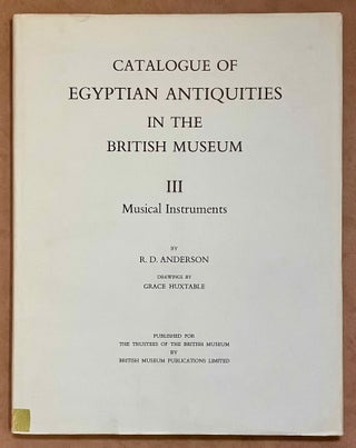 Item #M0078 Catalogue of Egyptian Antiquities in the British Museum. Vol. III: Musical...[newline]M0078-00.jpeg