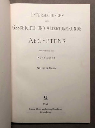 Die Felseninschriften von Hatnub. Nach den Aufnahmen Georg Möllers herausgegeben und bearbeitet.