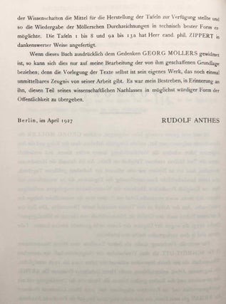Die Felseninschriften von Hatnub. Nach den Aufnahmen Georg Möllers herausgegeben und bearbeitet.
