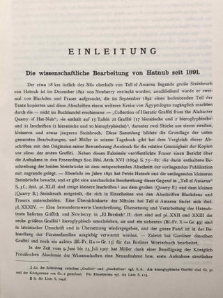 Die Felseninschriften von Hatnub. Nach den Aufnahmen Georg Möllers herausgegeben und bearbeitet.