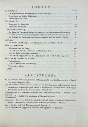 Die Felseninschriften von Hatnub. Nach den Aufnahmen Georg Möllers herausgegeben und bearbeitet.[newline]M0082e-03.jpeg