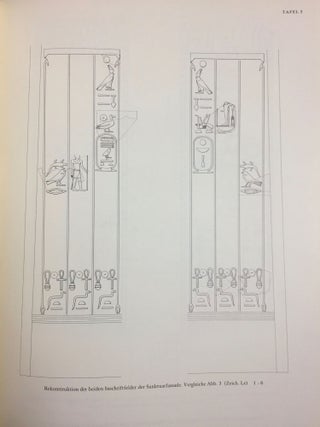 Der Tempel des Königs Mentuhotep von Deir el-Bahari. Band I: Architektur und Deutung. Band II: Die Wandreliefs des Sanktuars. Band III: Die königlichen Beigaben (complete set)[newline]M0087d-18.jpg