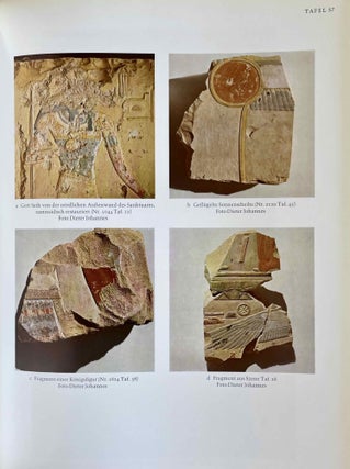 Der Tempel des Königs Mentuhotep von Deir el-Bahari. Band I: Architektur und Deutung. Band II: Die Wandreliefs des Sanktuars. Band III: Die königlichen Beigaben. (complete set)
