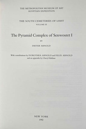 The south cemeteries of Lisht. Vol. I: the pyramid of Senwosret I. Vol. II: The control notes and team marks. Vol. III: the pyramid complex of Senwosret I (complete set)[newline]M0092-24.jpeg