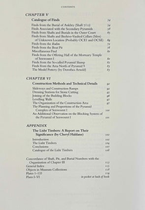 The south cemeteries of Lisht. Vol. III: the pyramid complex of Senwosret I.