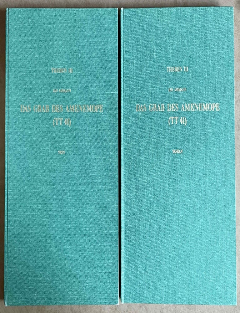 Item #M0094c Das Grab des Amenemope TT 41. Text und Tafelband (complete set). ASSMANN Jan.[newline]M0094c-00.jpeg