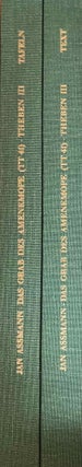 Item #M0094e Das Grab des Amenemope TT 41. Text und Tafelband (complete set). ASSMANN Jan