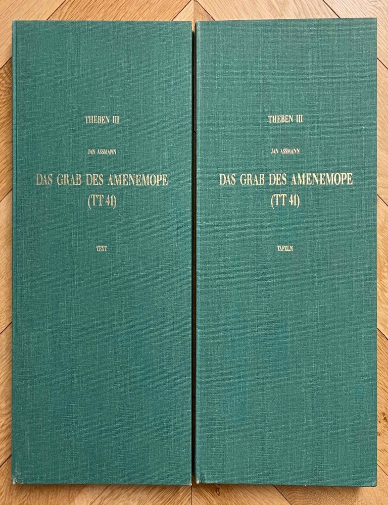 Item #M0094f Das Grab des Amenemope TT 41. Text und Tafelband (complete set). ASSMANN Jan.[newline]M0094f-00.jpeg
