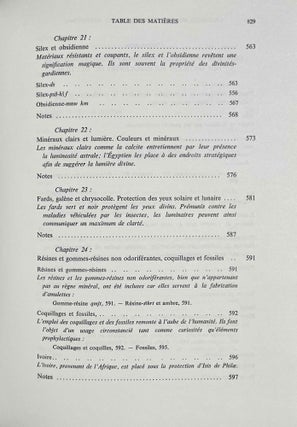 L'univers minéral dans la pensée égyptienne. Tome I: Le monde des déserts, des mines et des carrières. L'offrande des métaux et des pierres et le remplissage de l'Oeil-Oudjat. Les divinités de l'univers minéral dans la mentalité et la religion des Anciens Egyptiens. Tome II: Les minerais, les métaux, les minéraux et les produits chimiques, les trésors et les défilés de contrées minières: leur intégration dans la marche de l'univers et l'entretien de la vie divine (complete set)
