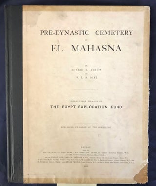 Item #M0100b Predynastic cemetery at El-Mahasna. AYRTON Edward Russell - LOAT W. L. S[newline]M0100b.jpg