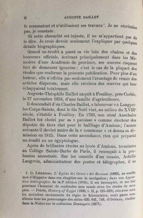 Oeuvres diverses. Tomes I & II,1 (all published). Comprenant les œuvres des égyptologues français dispersées dans divers recueils et qui n'ont pas encore été réunies jusqu'à ce jour[newline]M0102a-04.jpg