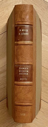 Item #M0103 Fragmenta Historicorum Graecorum. Volume I. Includes: Apollodori bibliotheca and...