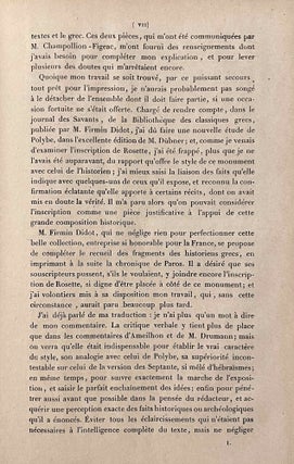 Fragmenta Historicorum Graecorum. Volume I. Includes: Apollodori bibliotheca and Letronne, Inscription Grecque de Rosette