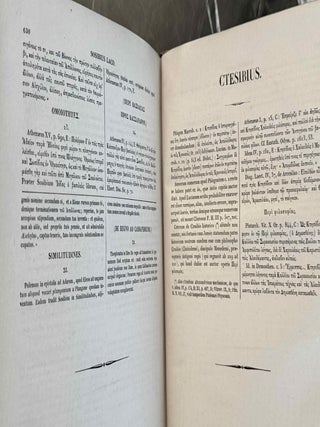 Fragmenta Historicorum Graecorum. Vol. I-V. Apollodori bibliotheca, [with:] Letronne, Inscription Grecque de Rosette, in vol. I. and Langlois, Collection des historiens anciens et modernes de l'Arm&eacute;nie, in vol. V. (complete set)